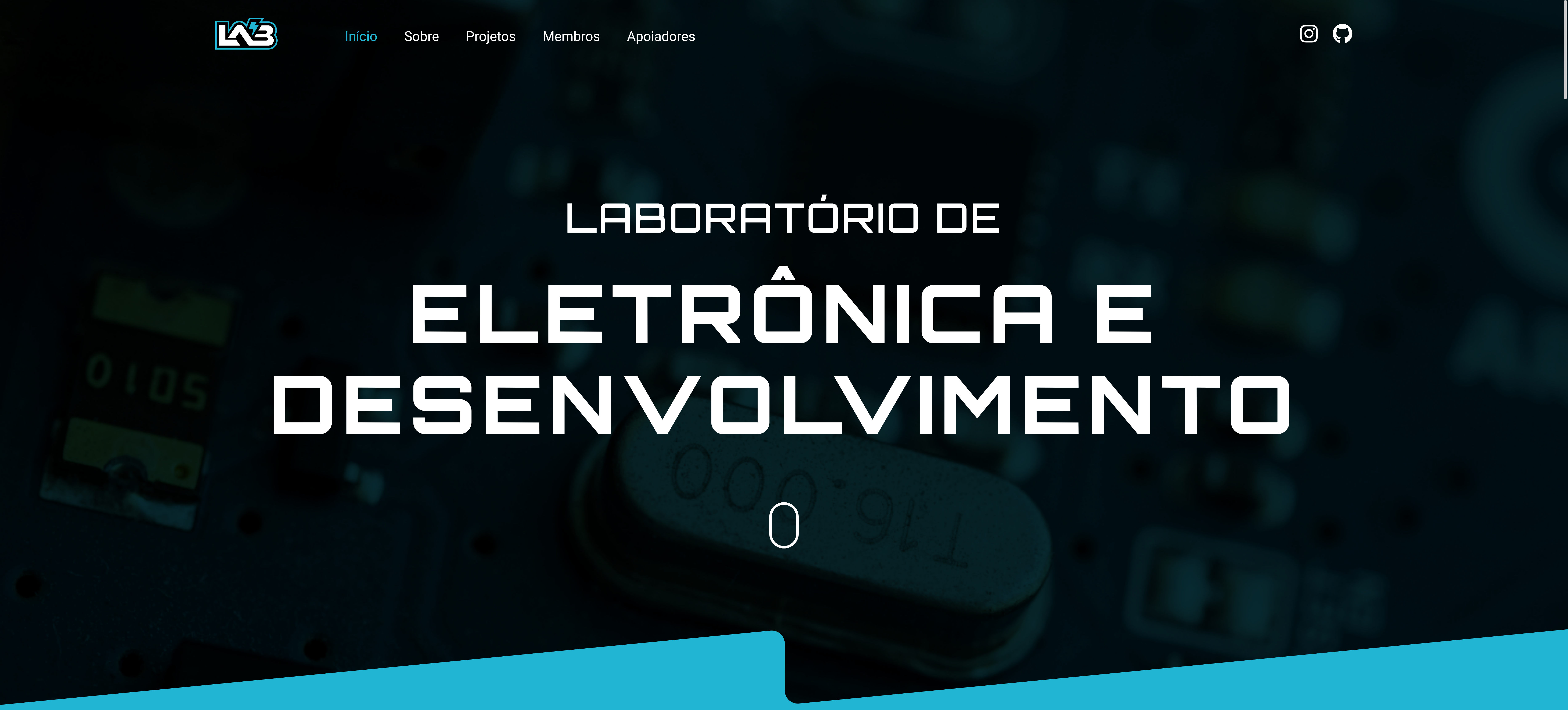 Site LABED: Laboratório de Eletrônica e Desenvolvimento
